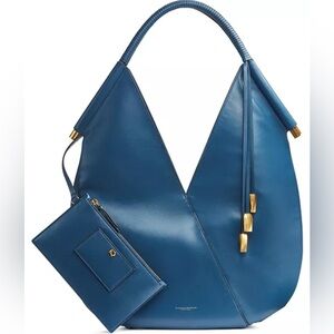 Donna Karan Blue Leather Women's Bag Set